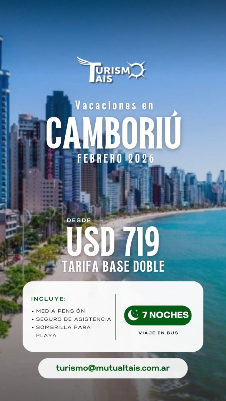 Camboriu – Verano 2026!!!