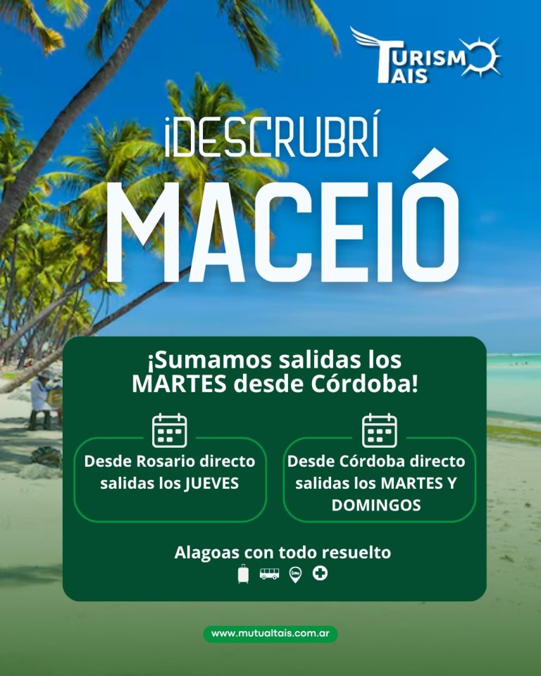 Charter Maceió – Verano 2026!!!